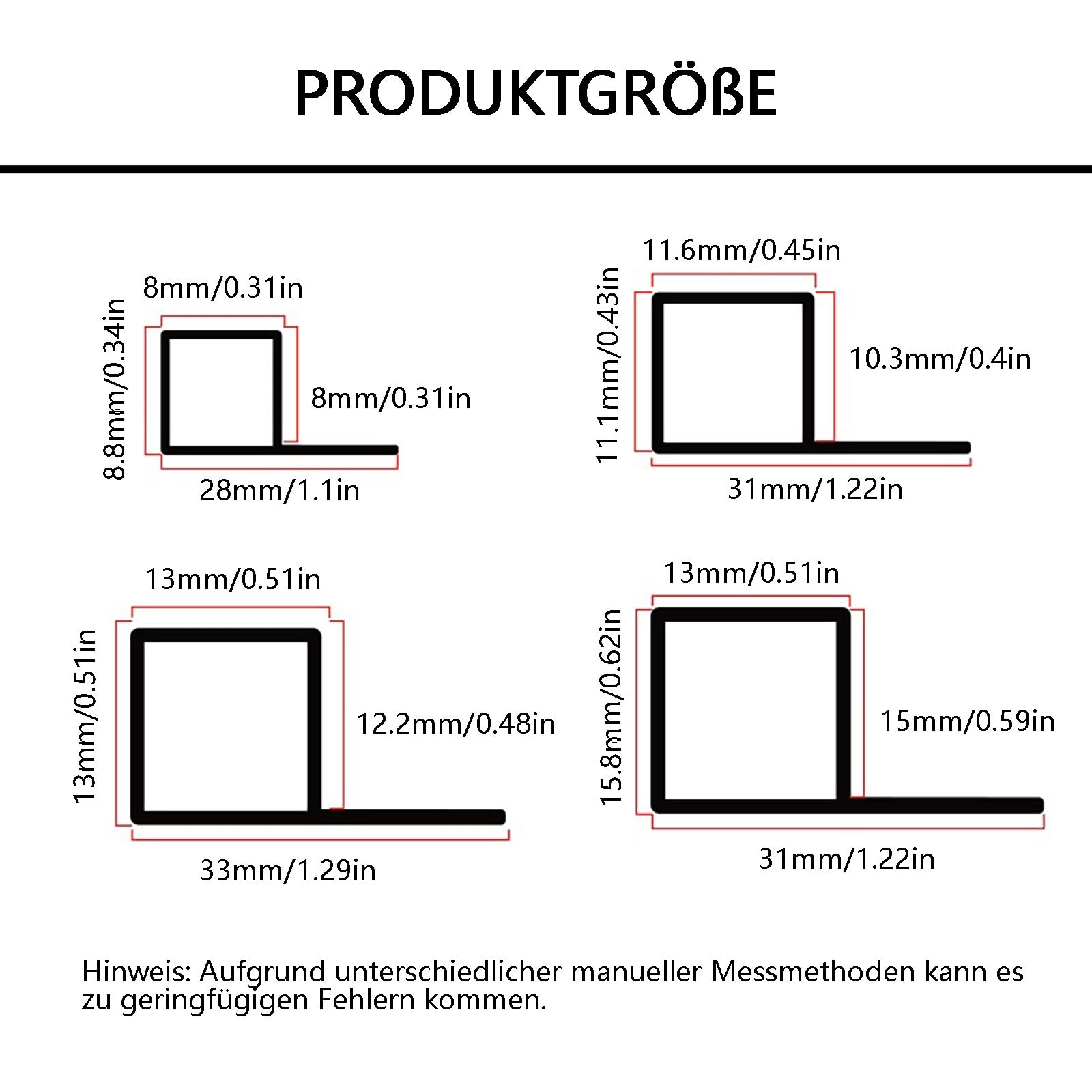 Perfil De Baldosas En Aluminio para Esquinas 125 Cm* 2 Piezas Resistente Protección De Bordes para Paredes Y Suelos Ideal para Baño, Cocina Y Salón(Gold,Width:15mm)