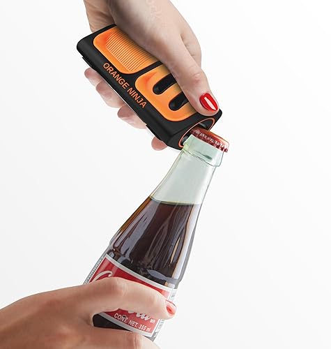 Miniatura 6 de Mini afilador de cuchillos Orange Ninja  Afilador de cuchillos grueso y fino, sistema de afilado de cuchillos, afiladores de cuchillos para