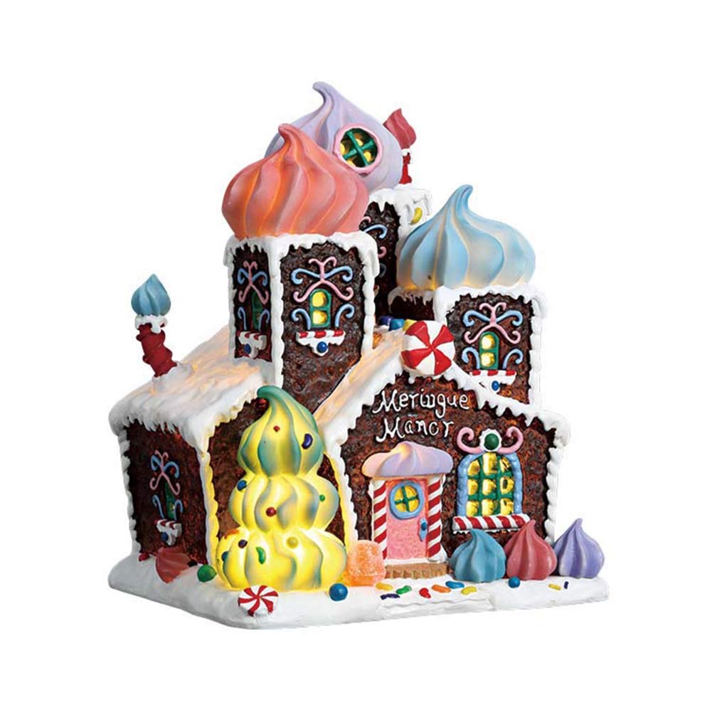Lemax Manoir Meringues maison miniature de village de Noël en céramique