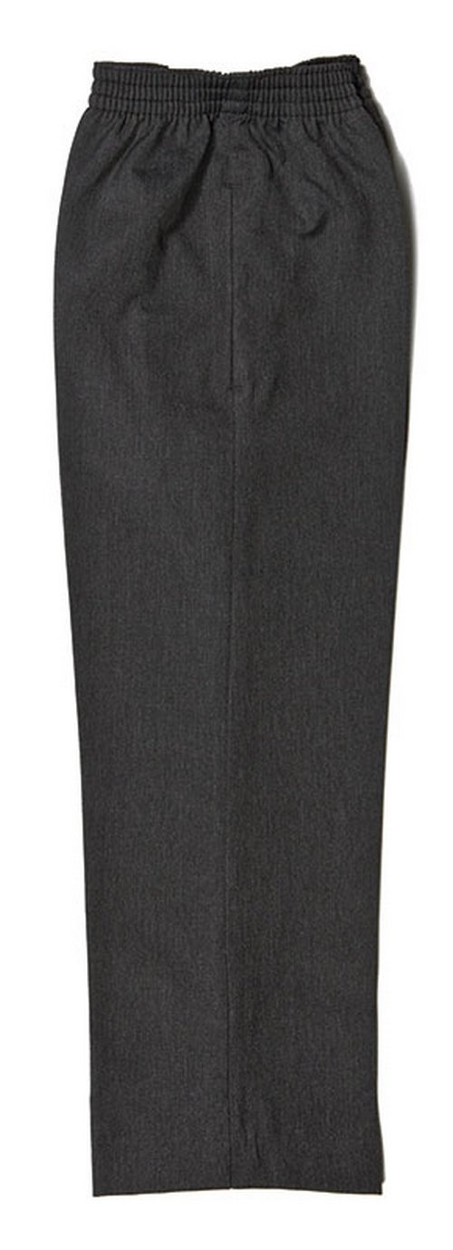 ZecoBoys Full Elastic Pull-up School Trouser 2-8years Grey