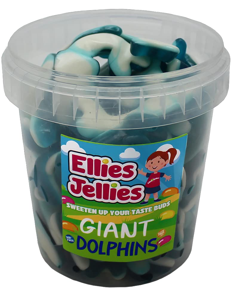 Ellies Jellies® Giant Dolphins 630g Bucket