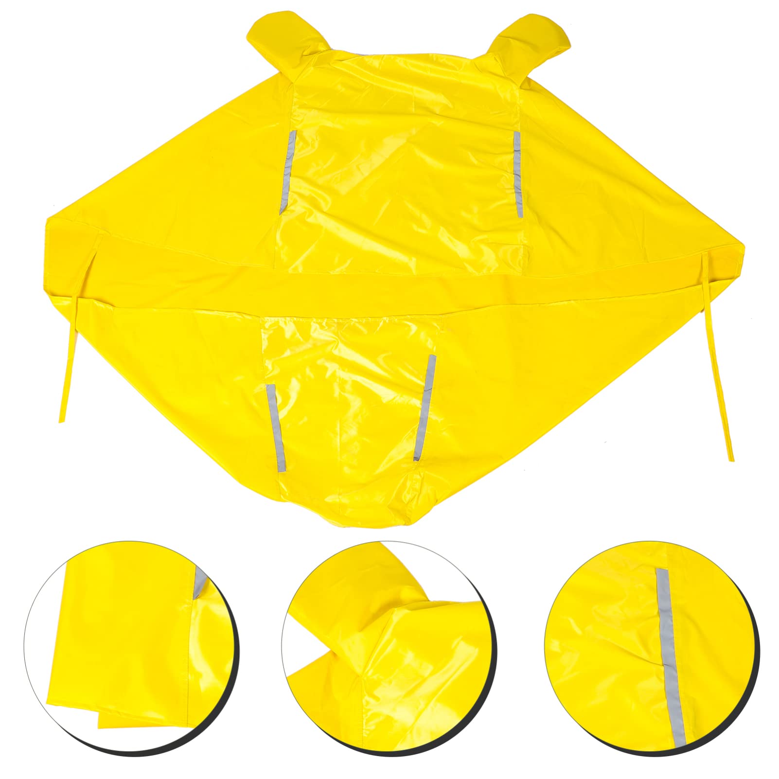 BESPORTBLE Motorradabdeckung Regenschutz 3XL aus Oxford Cloth Gelb
