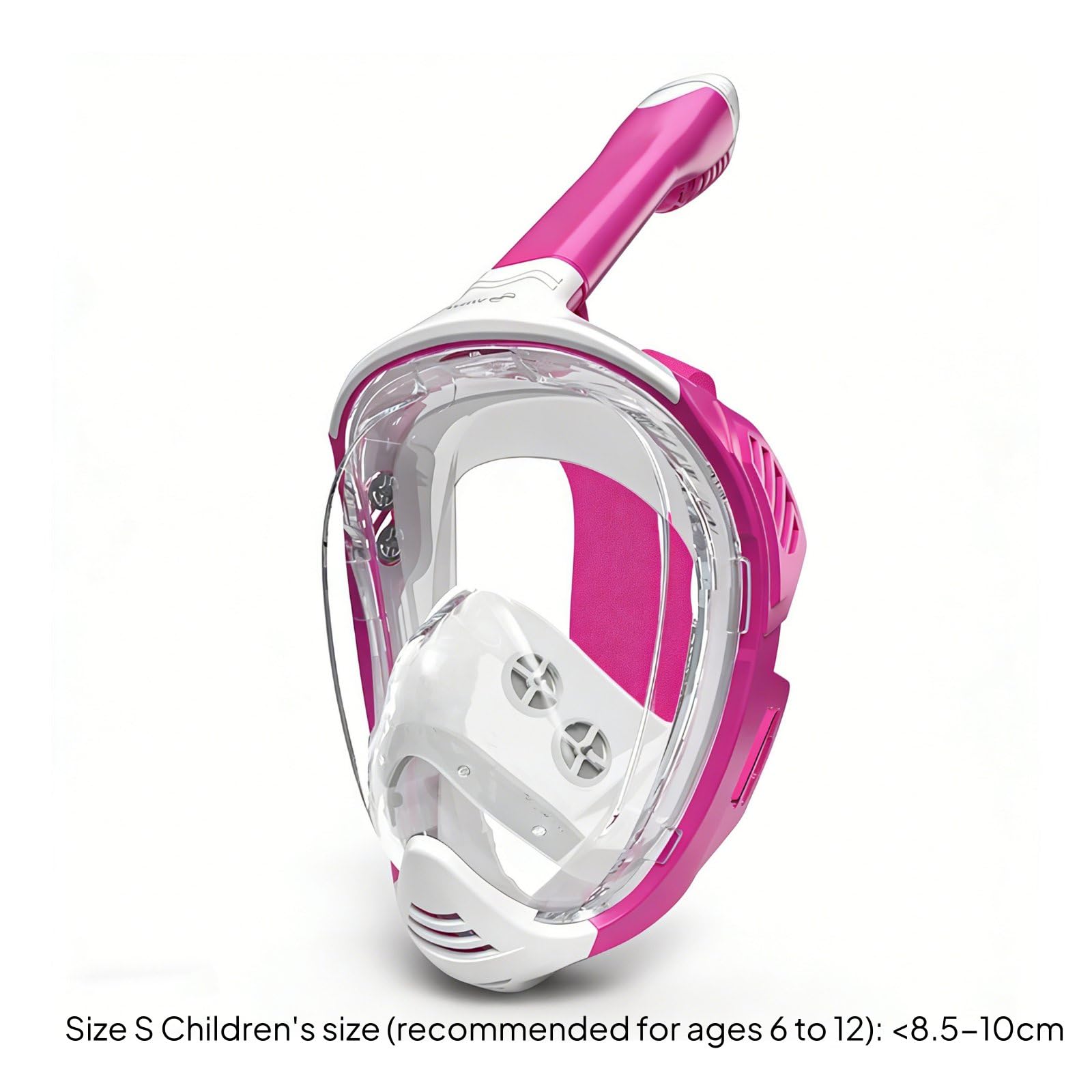 Máscara de Buceo con Snorkel Completo Gafas Visor con Tubo Seco Que Bloquea de Visión Amplia y Silicona Confortable Estructura Plegable Adecuada para , Color to 21 , S Niños De 6 A 12 Años