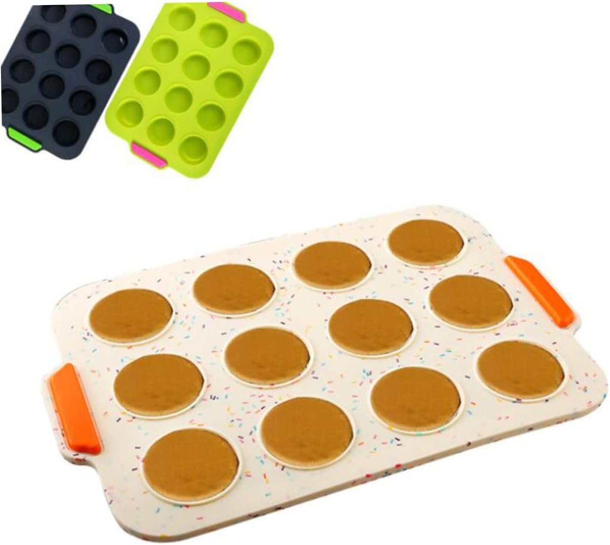 Ipetboom Creative Bunny Silicone Cake Mold for Baking Cookies Puddings DIY Cakes Non Toxic Khaki Mold for Beautiful Homemade Desserts