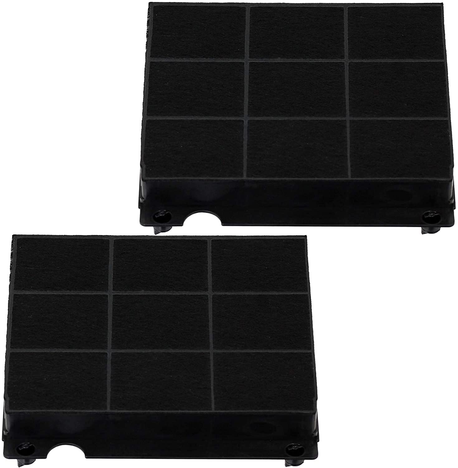 Spares2go Light Type 15 Active Carbon Odour Vent Filter For Aeg Cooker Hood Kitchen Range Extractor (Pack Of 2)