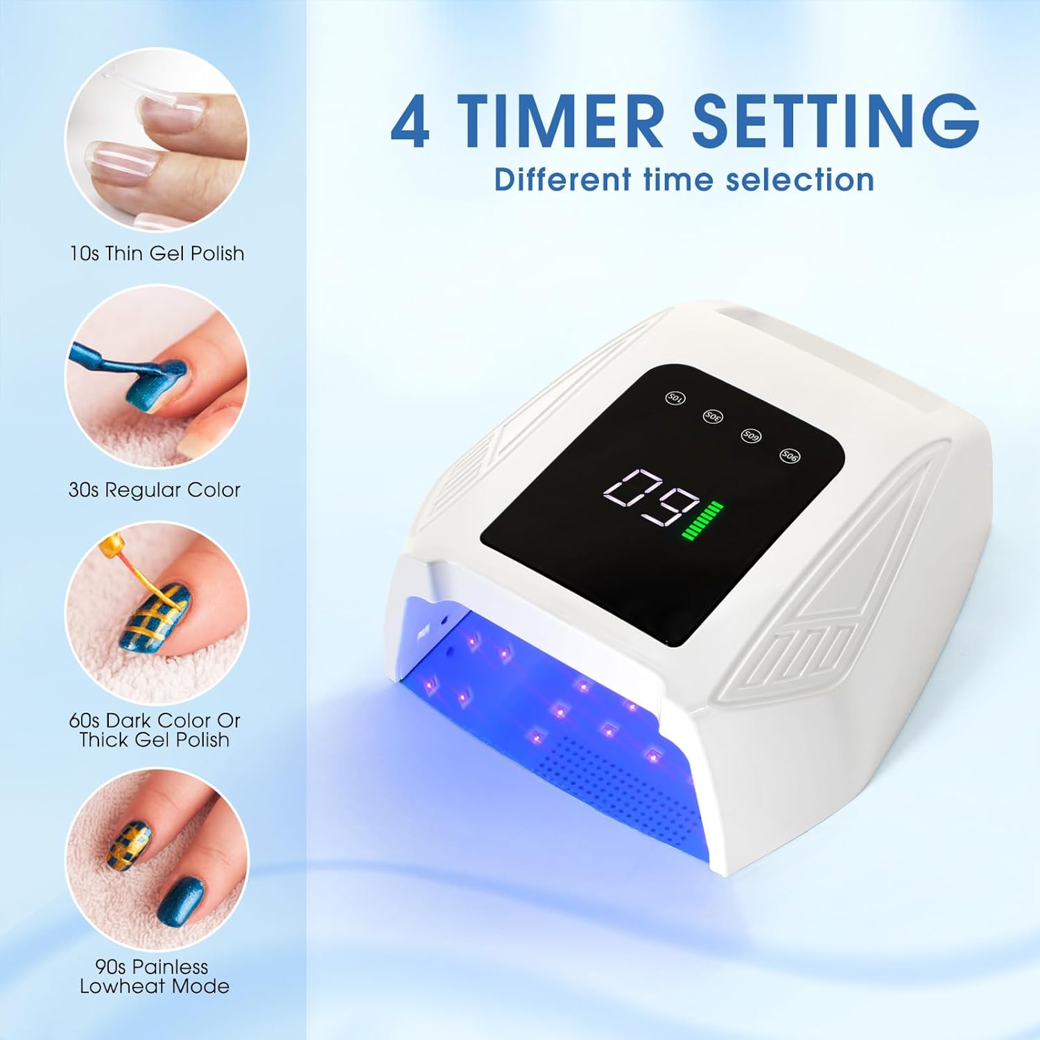 The Ultimate Cordless UV LED Nail Lamp: Fast Curing for Perfect Nails!