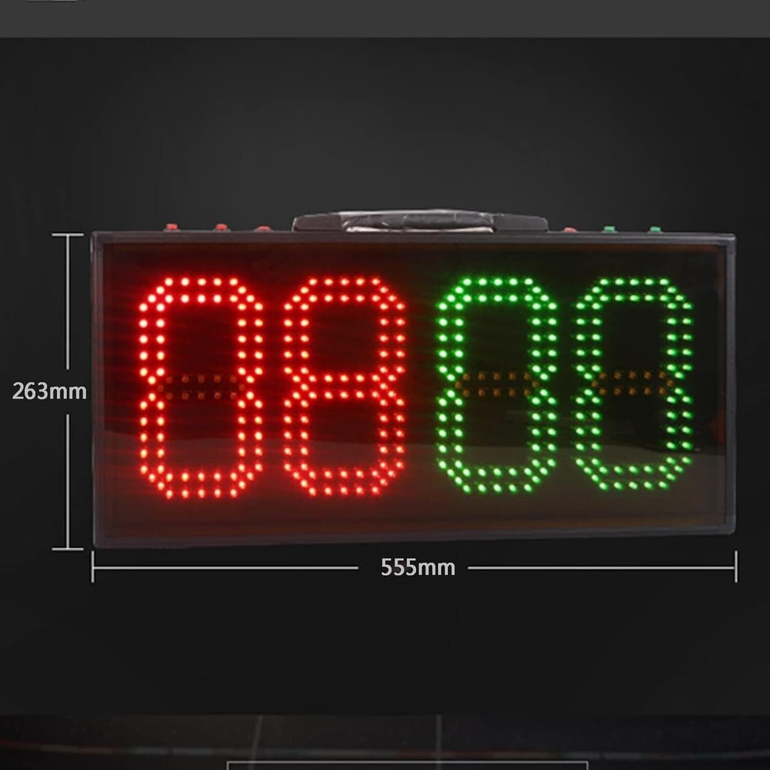 Double Sided LED Football Replacement Board,Basketball/Football/Baseball/Shuffleboard/Billiards/Volleyball Game ScoreboardTable Tennis Scorekeeper