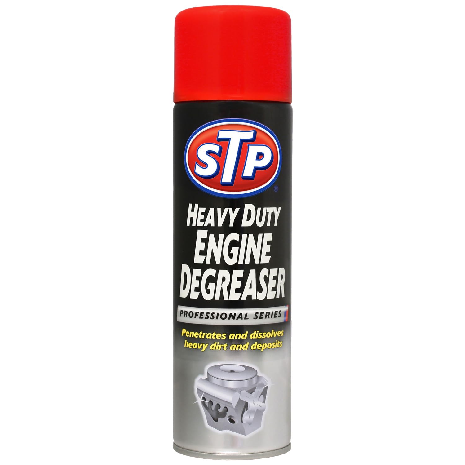 STP Engine Degreaser Professional Series 500ml, Penetrates and Dissolves Heavy Dirt and Deposits, Easily and Quickly Restore your Engine's Performance for a Smoother Engine