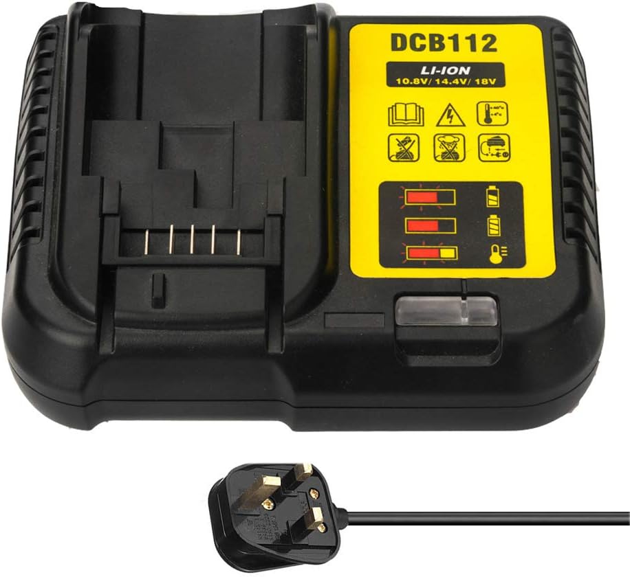 Festnight DCB112 Replacement LiIon Battery Charger for Dewalt 12V 14