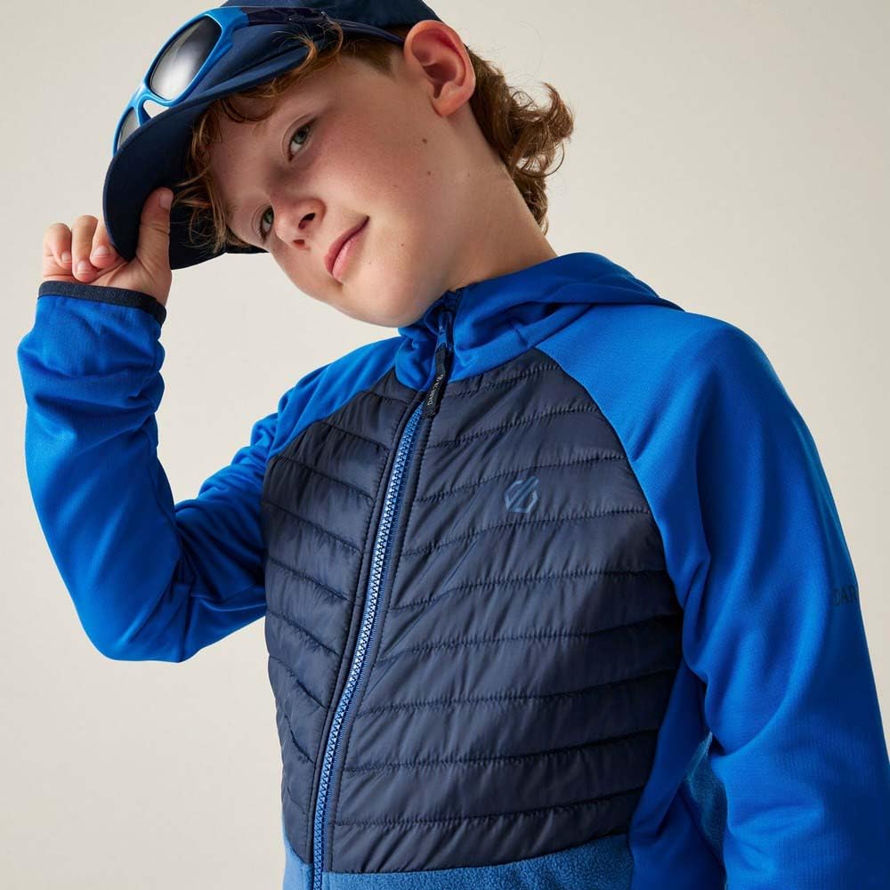 Dare 2b Unisex Kinder Switch Out Hybrid‑Wanderjacke, isolierende wasserabweisende Outdoorjacke