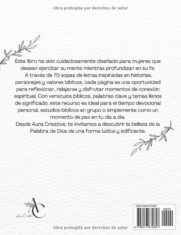 Miniatura 2 de Palabras de Fe Sopas de Letras para Mujeres Cristianas Relájate, ejercita tu mente y fortalece tu espíritu con actividades inspiradas en la Palabra