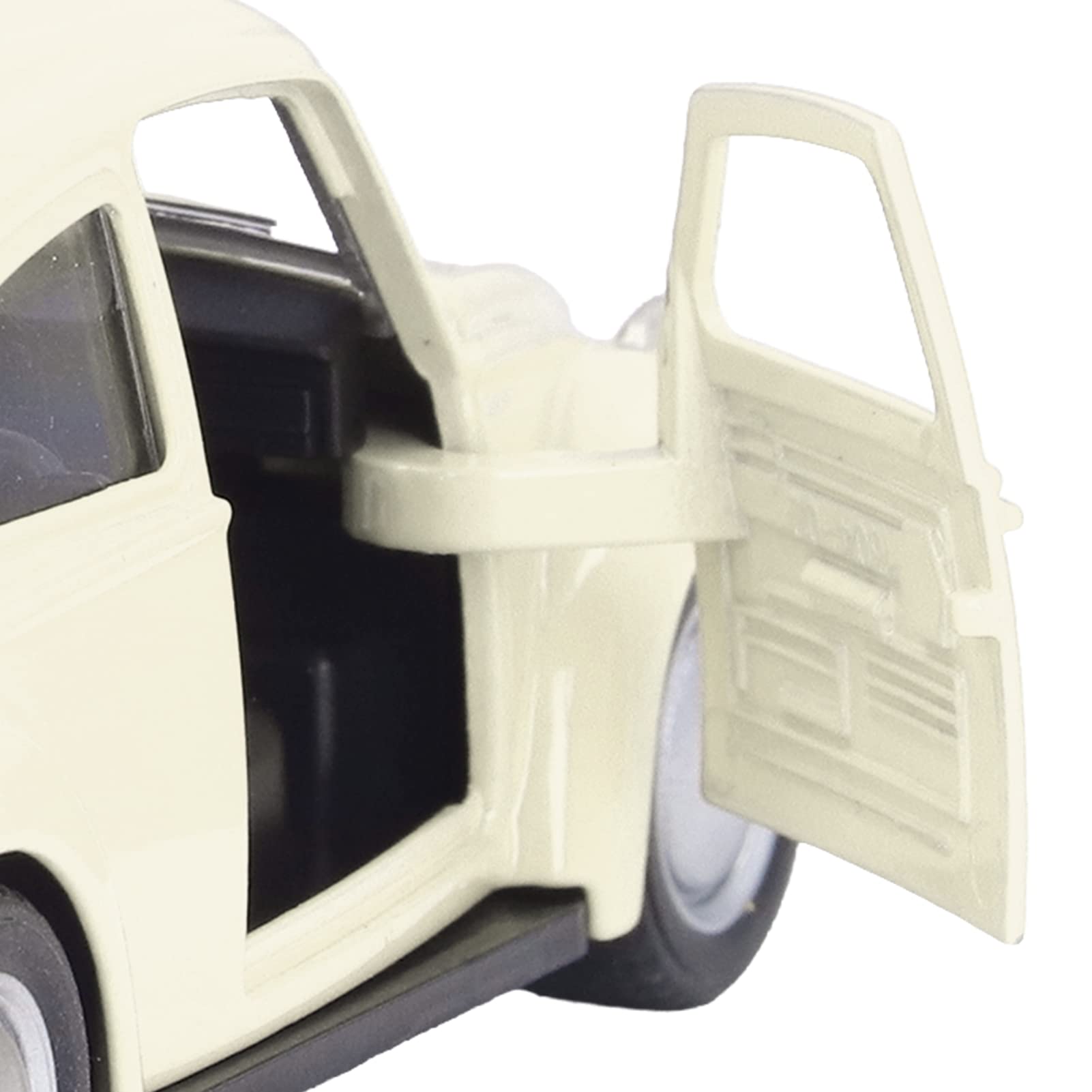 Voiture Miniature 1/36 Pull-back En Métal – Portes Ouvrantes – Cadeau Enfant Ou Collectionneur (beige)