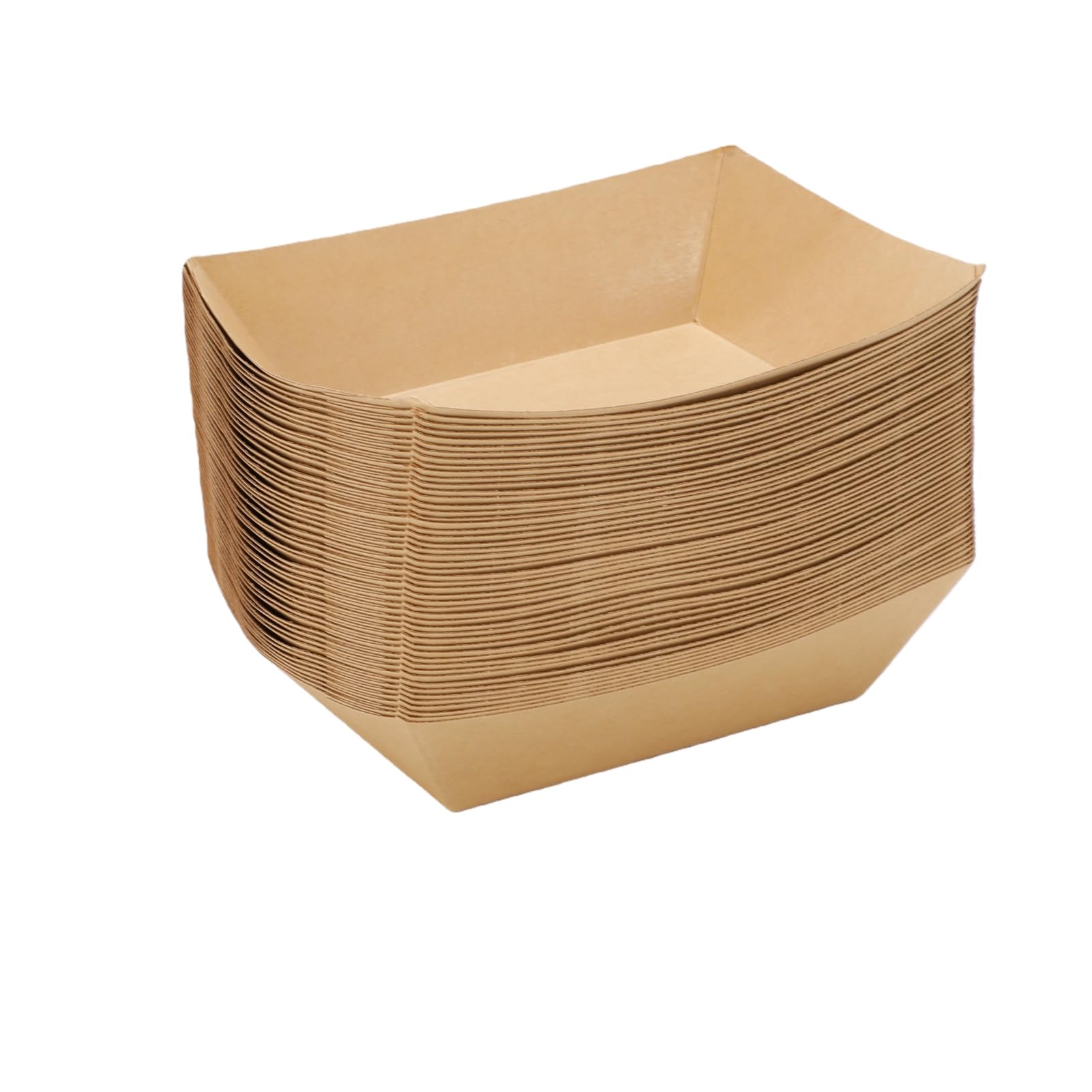 Bandejas de papel kraft de 16 oz Garosa para aperitivos y fiestas pack de 50 unidades