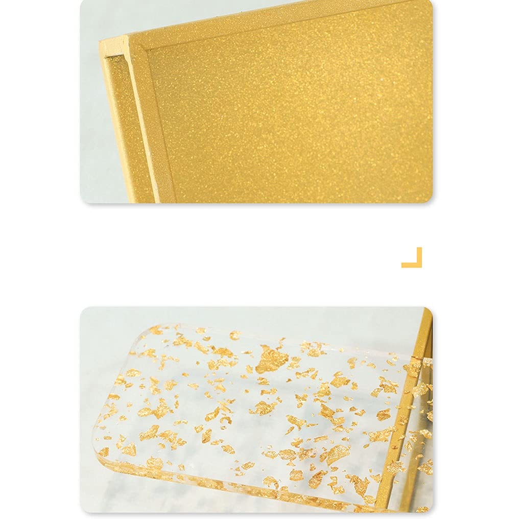 Stojak na ciasto Elescent Golden Cake Stoisko Deser Dekoracja stołu Deser Deser Dekoracja Wyświetlacz Stojak Urodziny Ciasto Tray Akrylowa Złota Tacka Akrylowa Tacka Na Babeczki (Rozmiar
