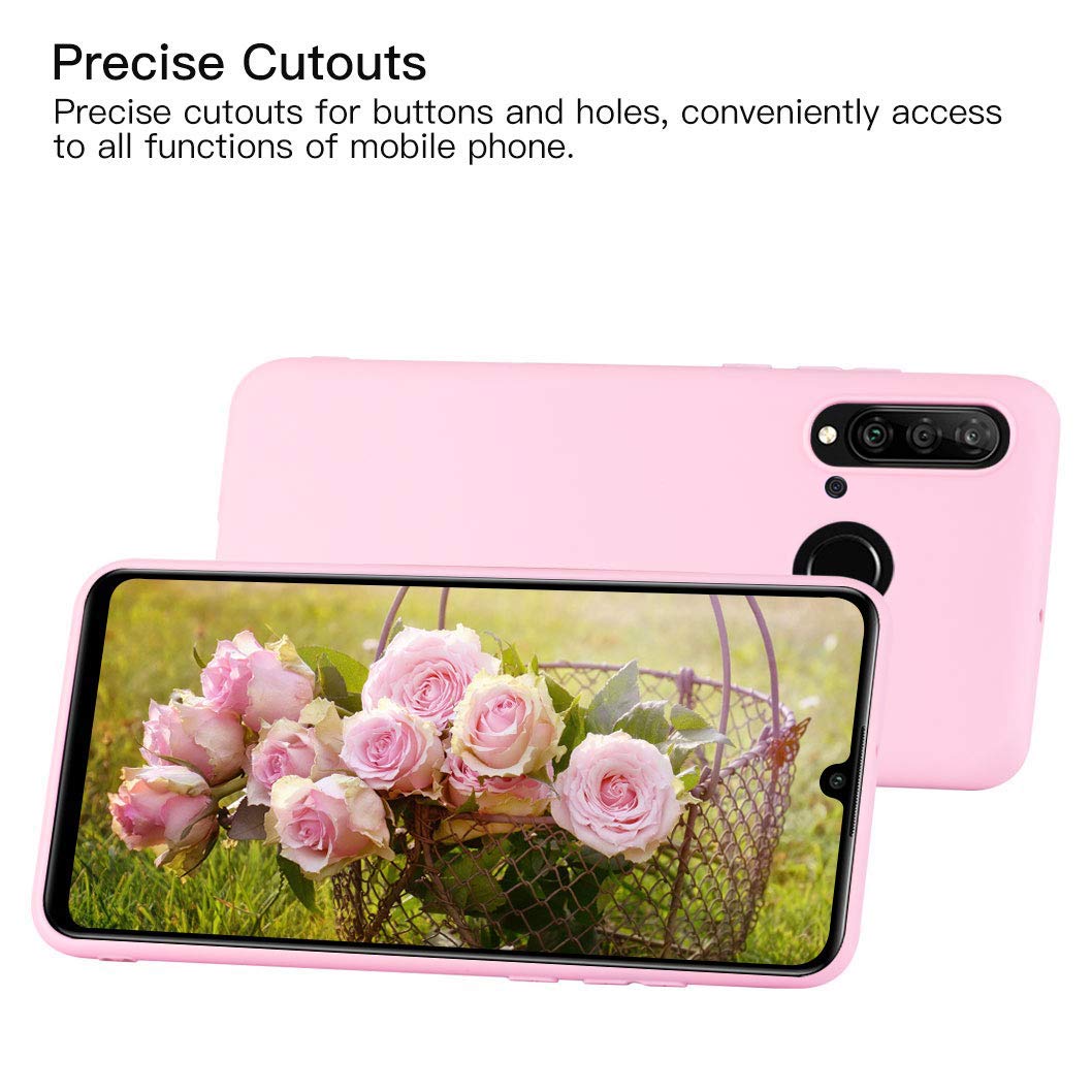 Meeter 7 Custodie In Silcone TPU Per Huawei P20 Lite 2019 / Nova 5I - Colori Vari (Nero, Blu Scuro, Rosso, Lavanda, Rosa, Blu, Giallo) - Morbide E Antigraffio - 2