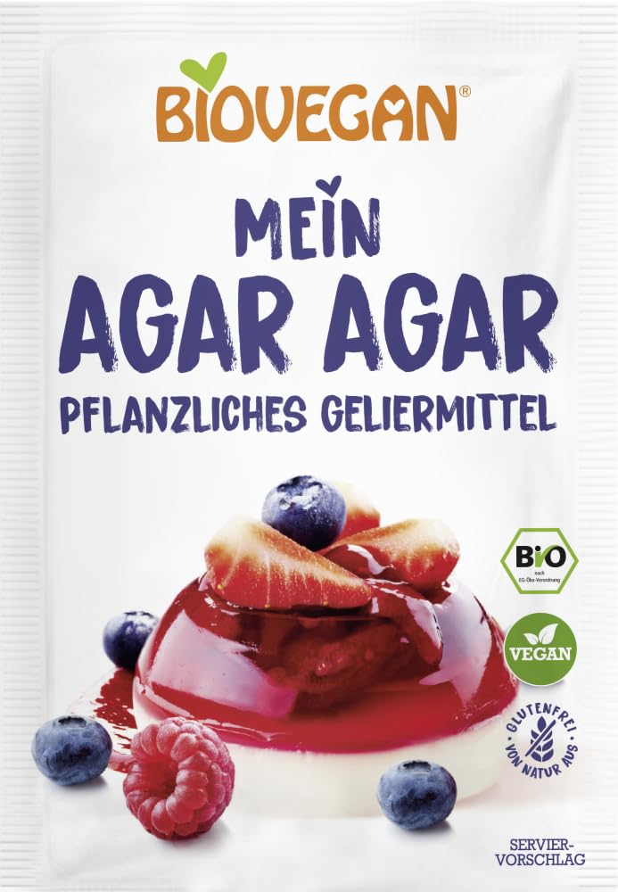 Agar Agar - Gel vegetale biologico 6 x 30 g