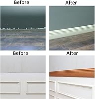 Vista 5 de Moldura de corona autoadhesiva para bordes de pared, flexible, extragruesos, protectores de borde de mesa para muebles, protector de parachoques