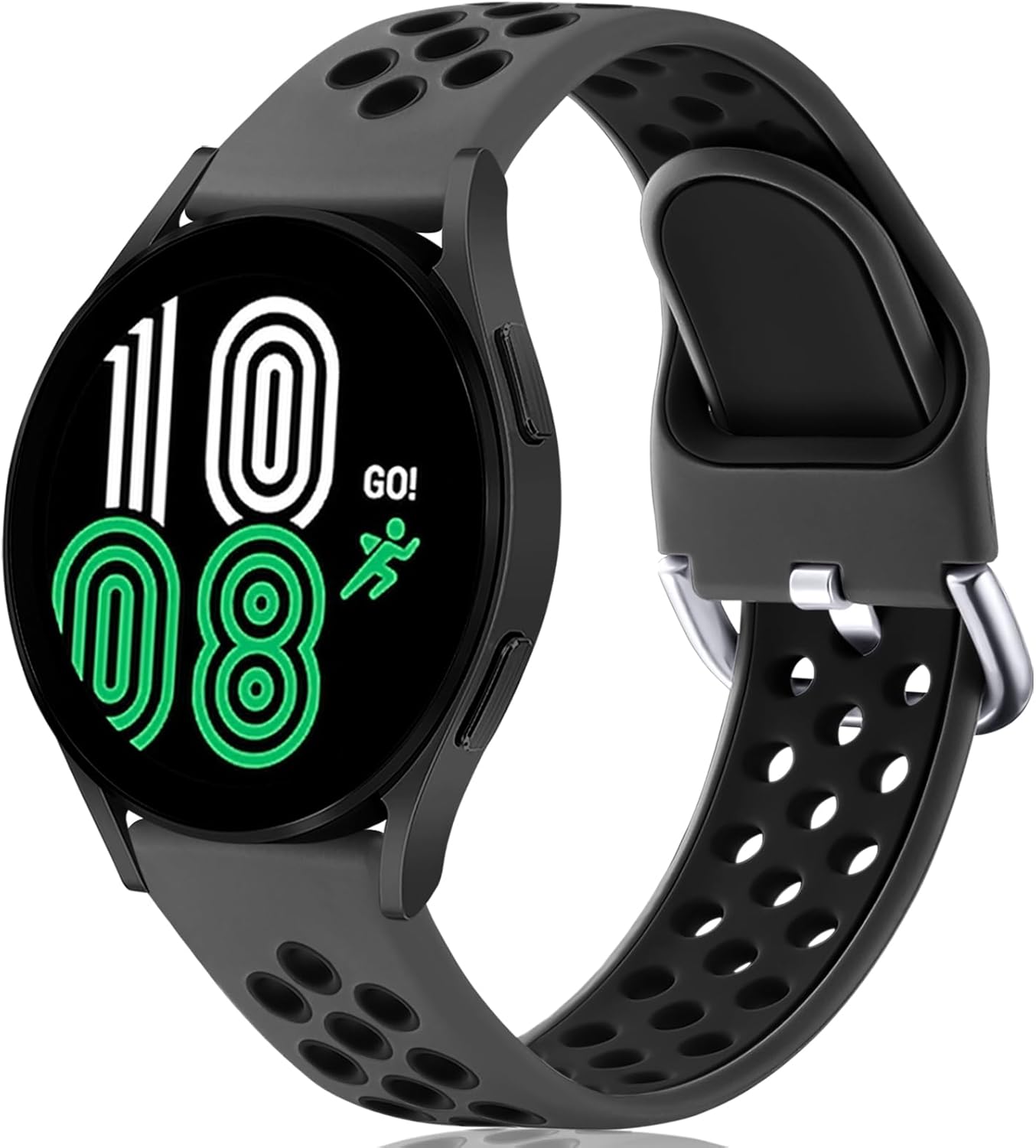Lerobo Galaxy Watch 6 Band Compatible with Samsung Galaxy Watch 4 Band 40mm 44mm, Galaxy Watch 4 Classic 42mm 46mm, Galaxy Watch 6 Bands,Galaxy Watch 5 Bands, Galaxy Watch 5 Pro 45mm, 20mm Silicone Lerobo Galaxy Watch 6 Band Compatible with Samsung Galaxy Watch 4 Band 40mm 44mm, Galaxy Watch 4 Classic 42mm 46mm, Galaxy Watch 6 Bands,Galaxy Watch 5 Bands, Galaxy Watch 5 Pro 45mm, 20mm Silicone