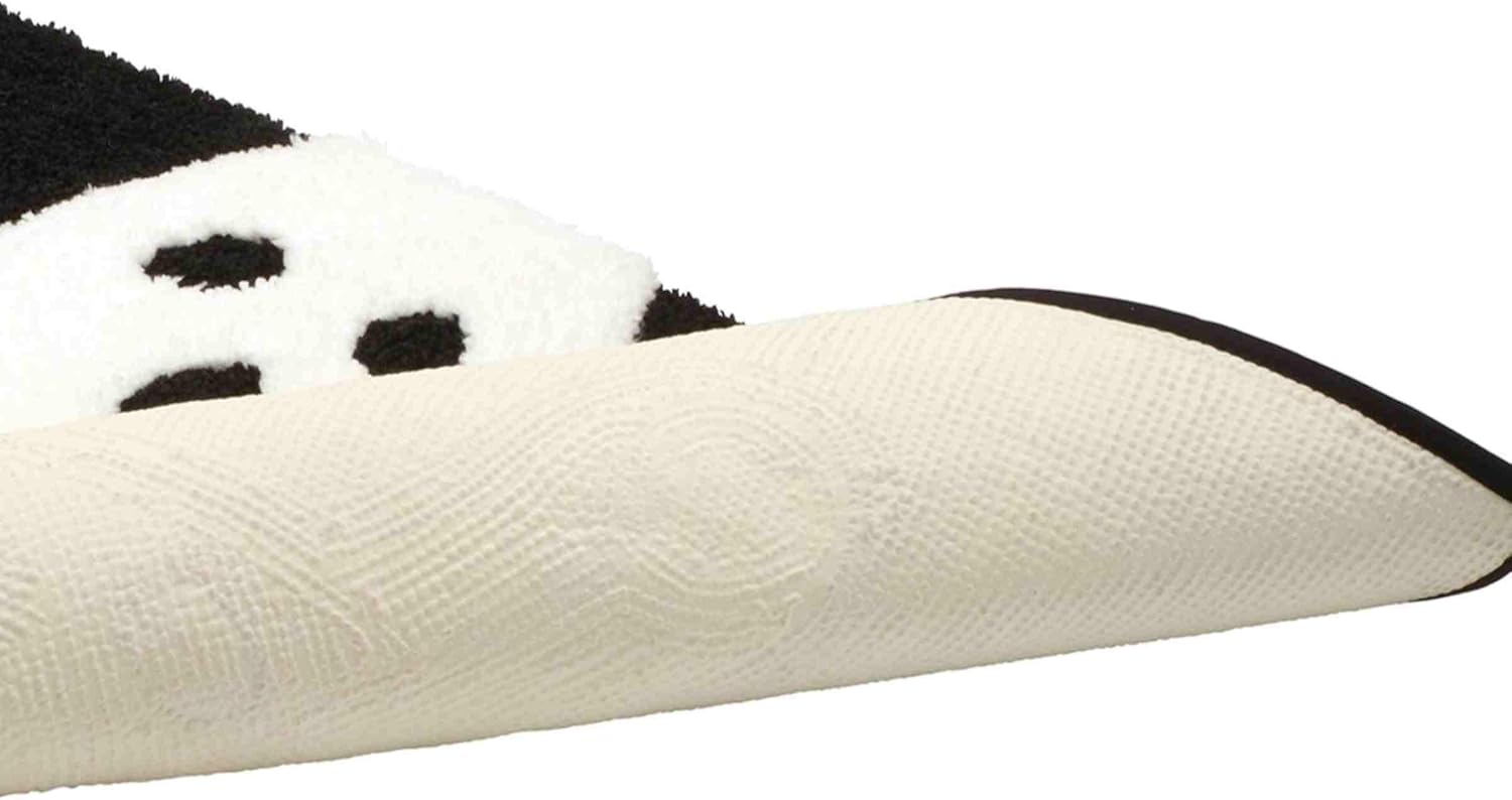 Avanti Linens - Rug, Non-Skid Backing for Slip-Resistance, Ideal for Bathroom or Entryway, Halloween Home Decor (Ghost Boo, 20" x 32")