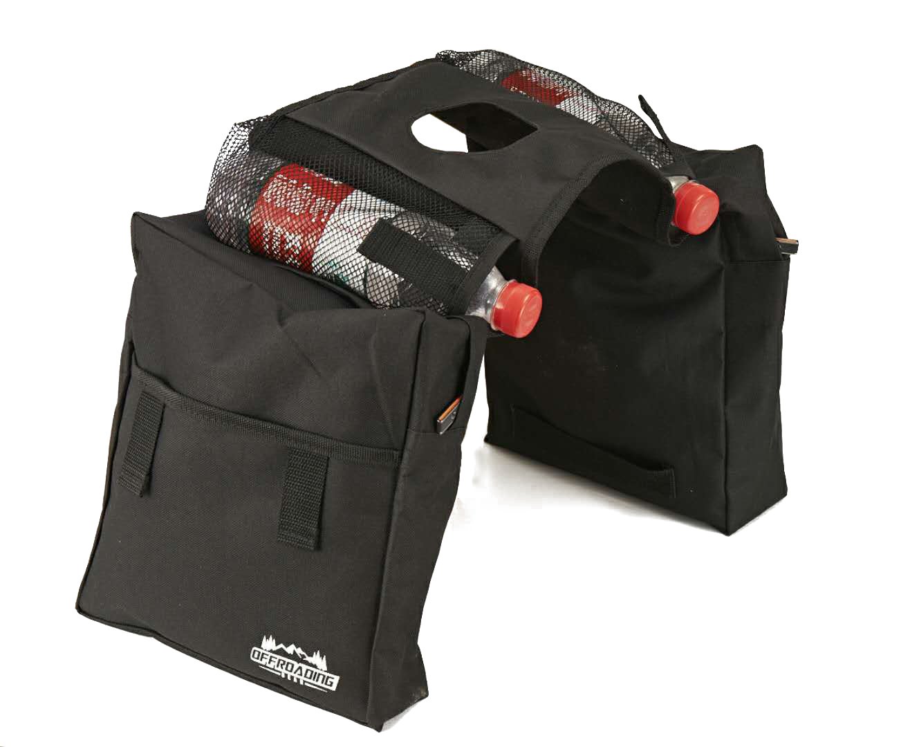 Offroading Gear ATV Saddle Bag with with Two Compartments for Quad, Motorcycle, etc.