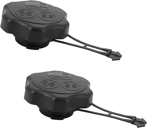 KIPA Tapa del tanque de combustible de gas 594061 para 675Exi 725Exi motor cortacésped con correa cubierta del tanque de combustible Pack-2