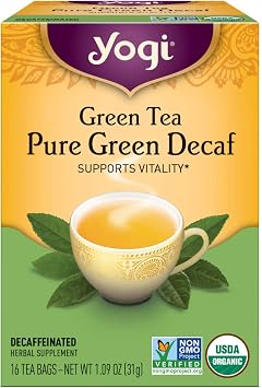 Tea Green Tea Pure Green - Decaf - 16 Tea Bags by Yogi