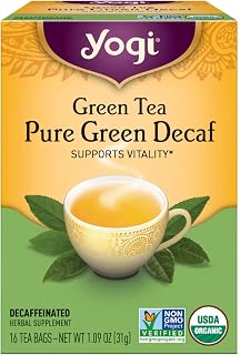 Tea, Green Tea Pure Green Decaf, 1.09 Ounce