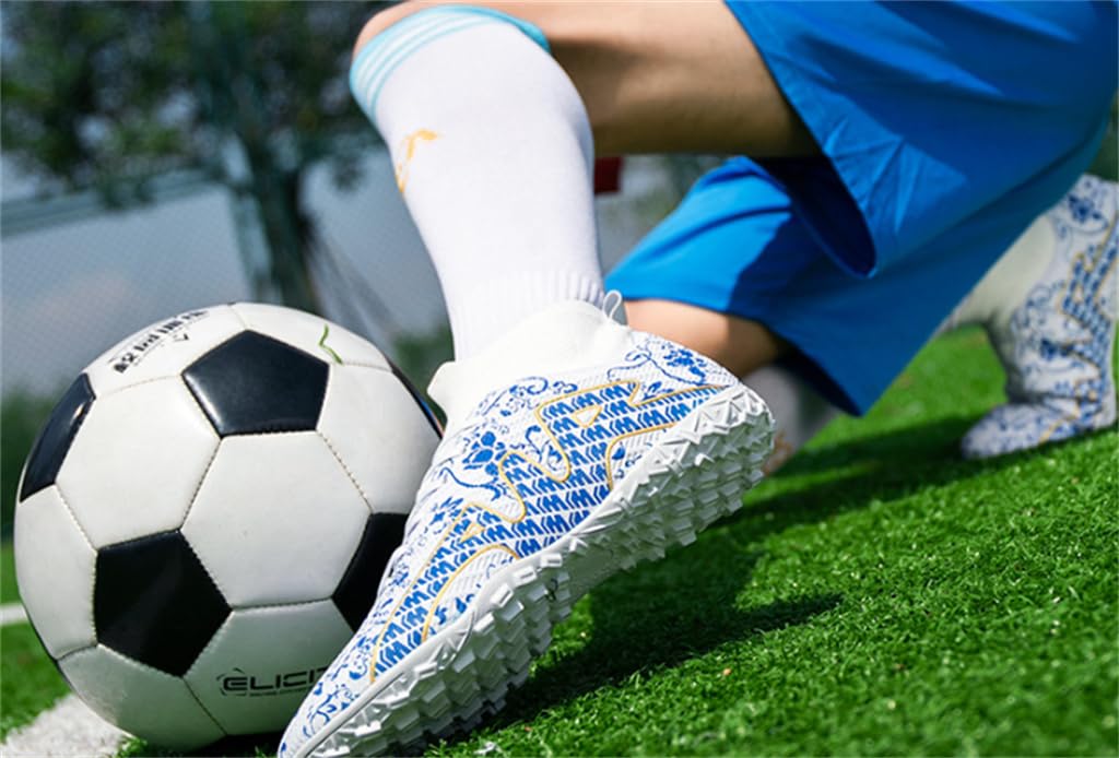 Buty do piłki nożnej, buty sportowe, buty do piłki nożnej, buty High Top Spike Cleats buty treningowe dla mężczyzn i młodzieży