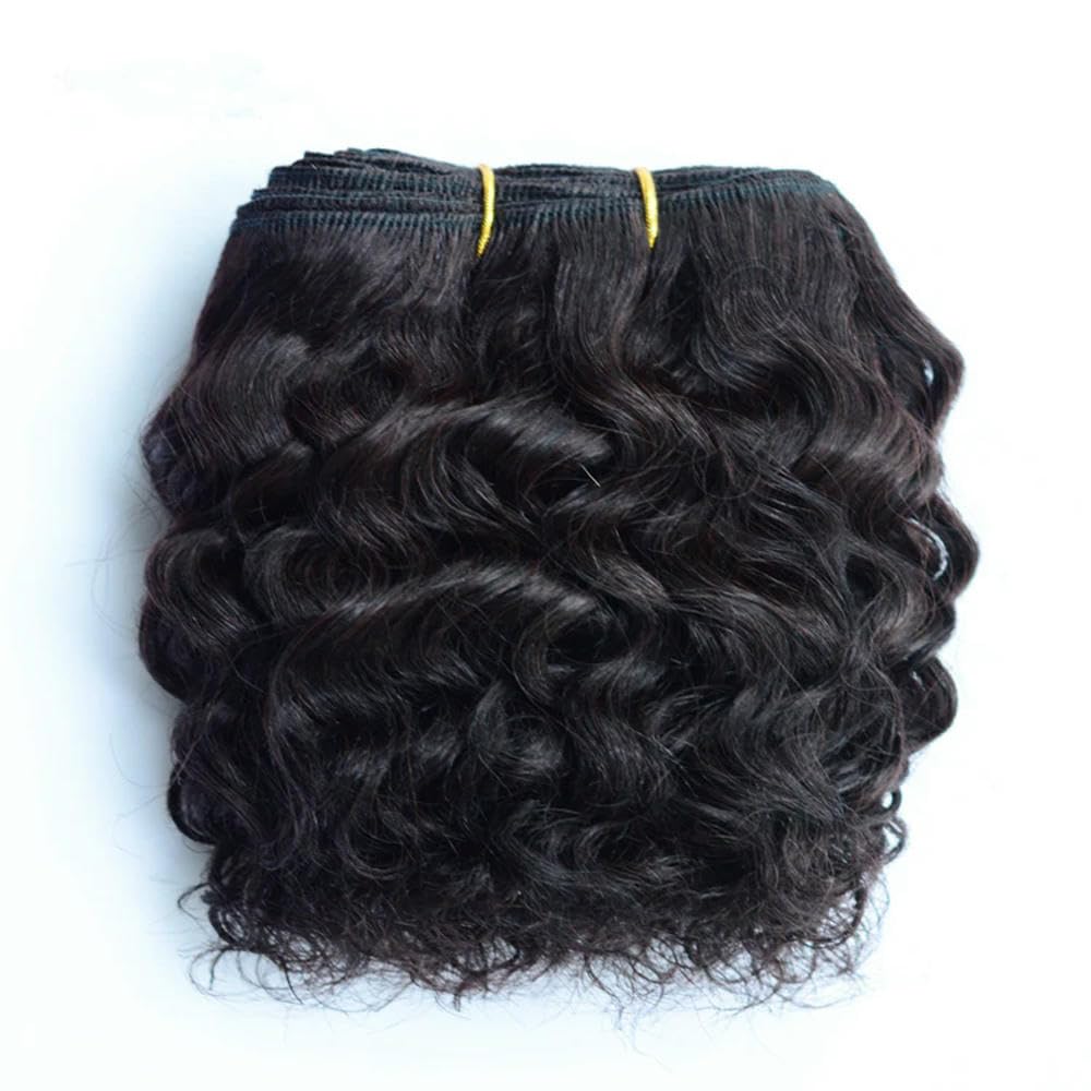 6 Pezzi di Colori Misti 15 cm * 100 cm Estensioni per Capelli in Lana per Tutte Le Bambole Capelli Ricci in Lana Fai da Te Parrucche per Bambole