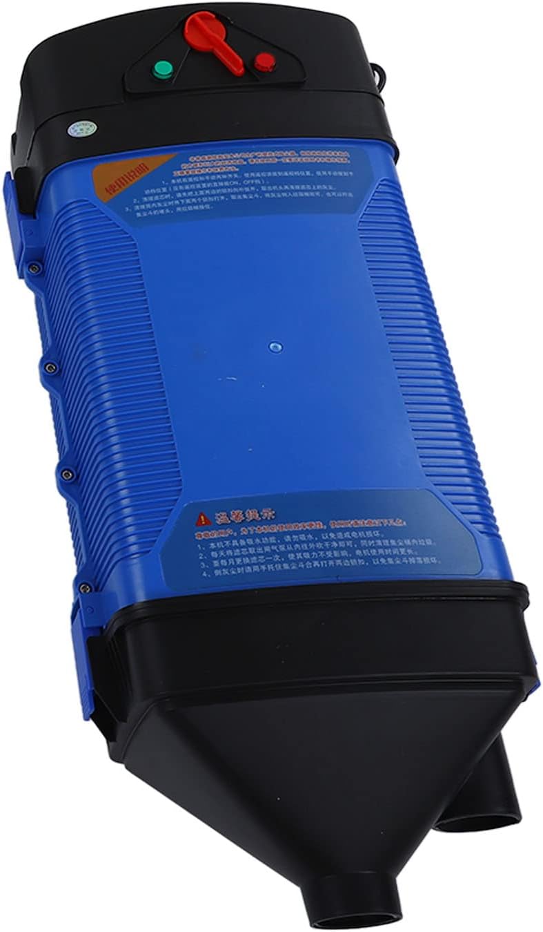 Aspirador de Coche de Montaje en Pared, Filtro Lavable, Rejillas de Ventilación, Aspirador Robótico, Húmedo y Seco, Doble Uso, Portátil Desmontable para el Interior del Vehículo (Enchufe de la UE)