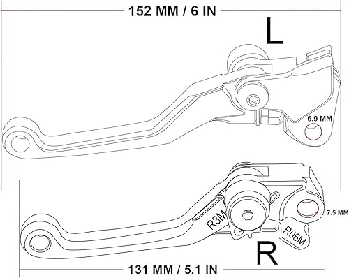 Miniatura 5 de Palanca de freno de pivote de embrague CNC para motocicleta Yamaha XT250X XTZ125 XT 250 X XTZ 125 2003-2009 2010 2011 2012 2017 (color  A)