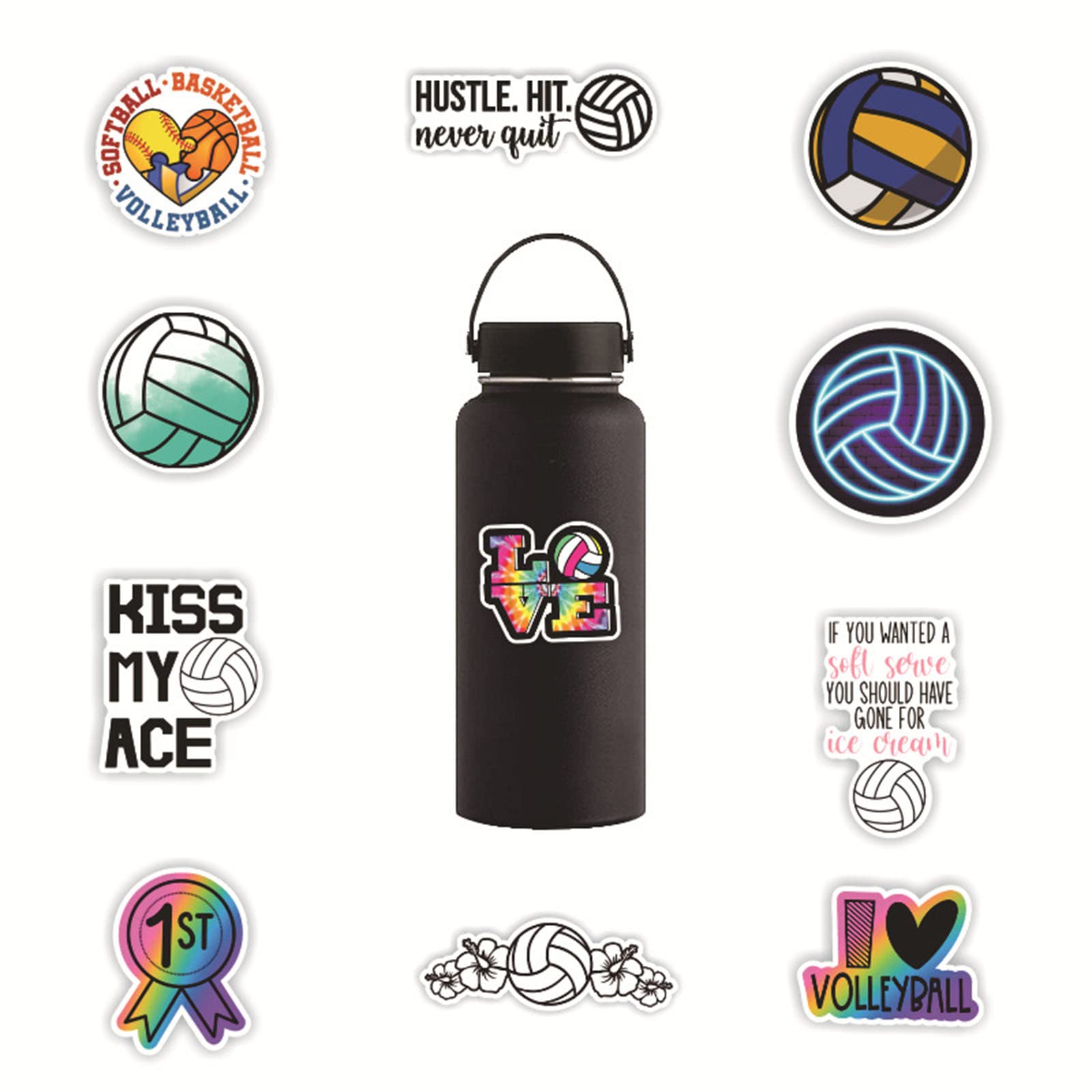 100pcs Cartoon Stickers Gifts for Kids Girl, Cute Waterproof Vinyl Decal for Teen Laptop Water Bottle Bike Guitar Phone Skateboard Luggage（2）