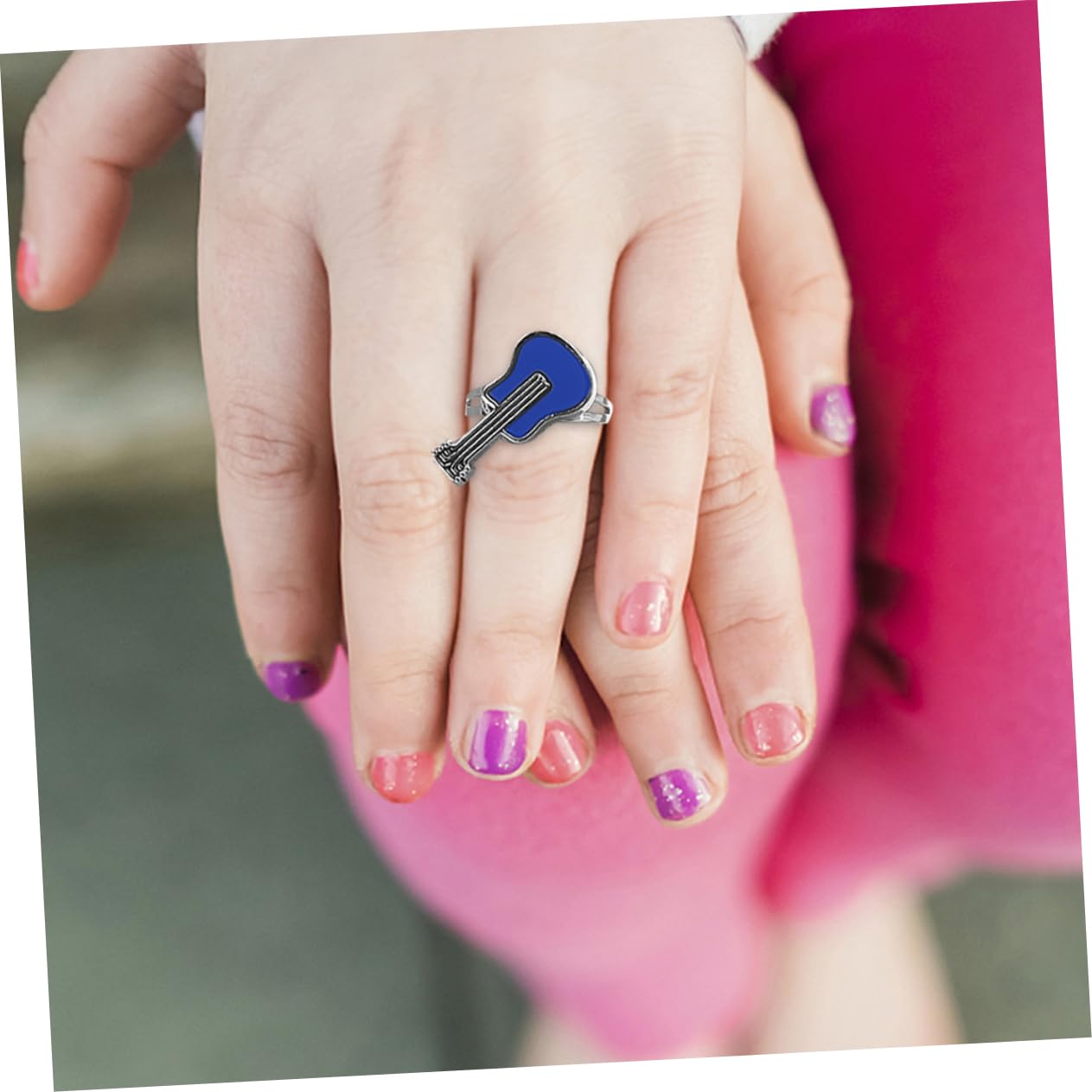 Czujnik biżuterii dziecięcej Emotion Dragonfly Youth Rings Obrotowy pierścień kontroli nastroju Epoksyd