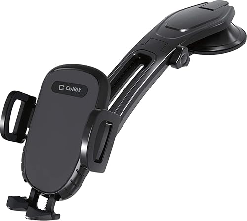 Soporte para teléfono para tablero de automóvil, soporte para teléfono celular con ventosa fuerte, soporte universal compatible con iPhone de Apple,