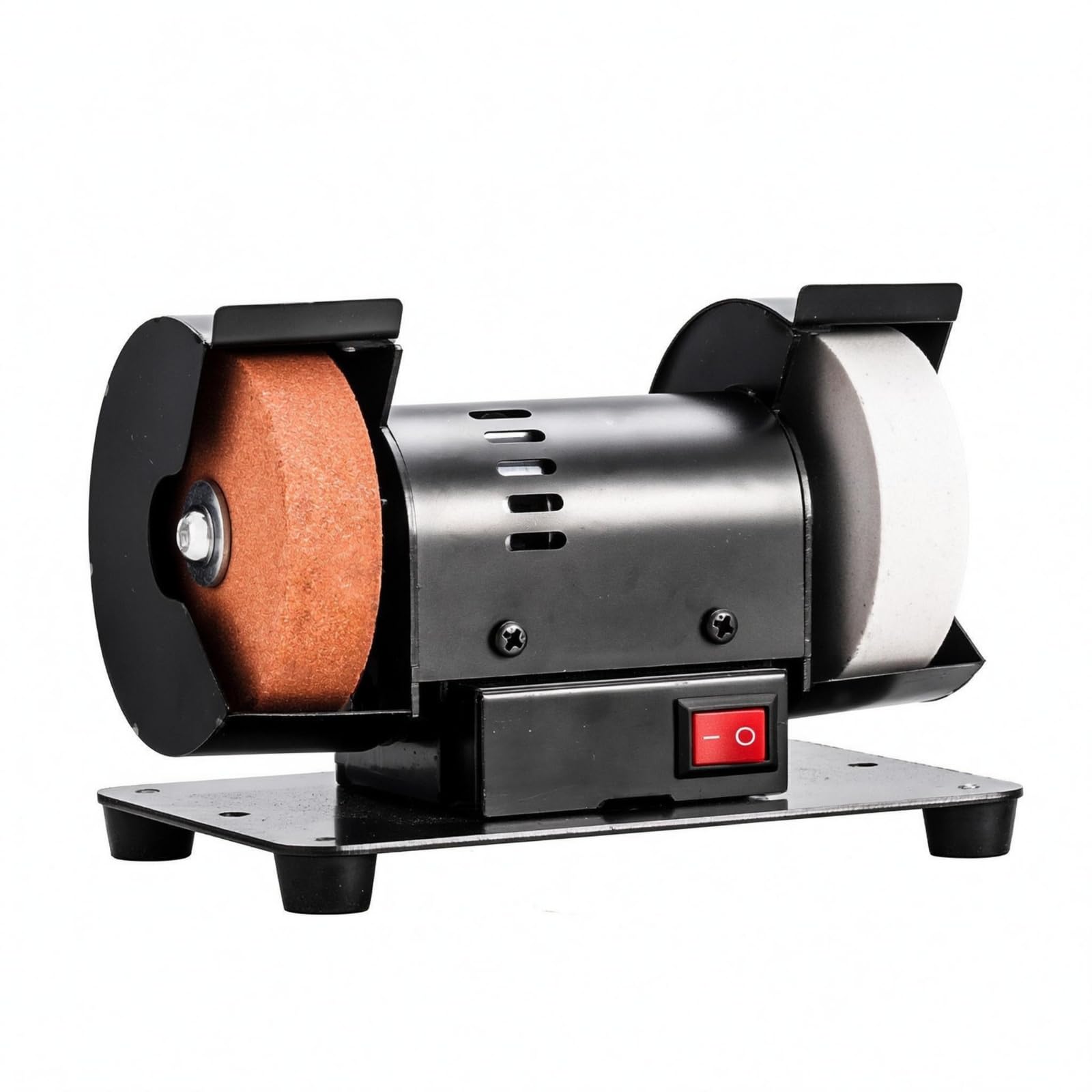 Compact Desktop Bench Grinder Tabletop Two-Wheel Wheel Grinder Metal Base Multi-Purpose Grinding Machine, Copper Motor 7-Speed|Home & Garden | Tools | Power Tools | Grinders-image-45