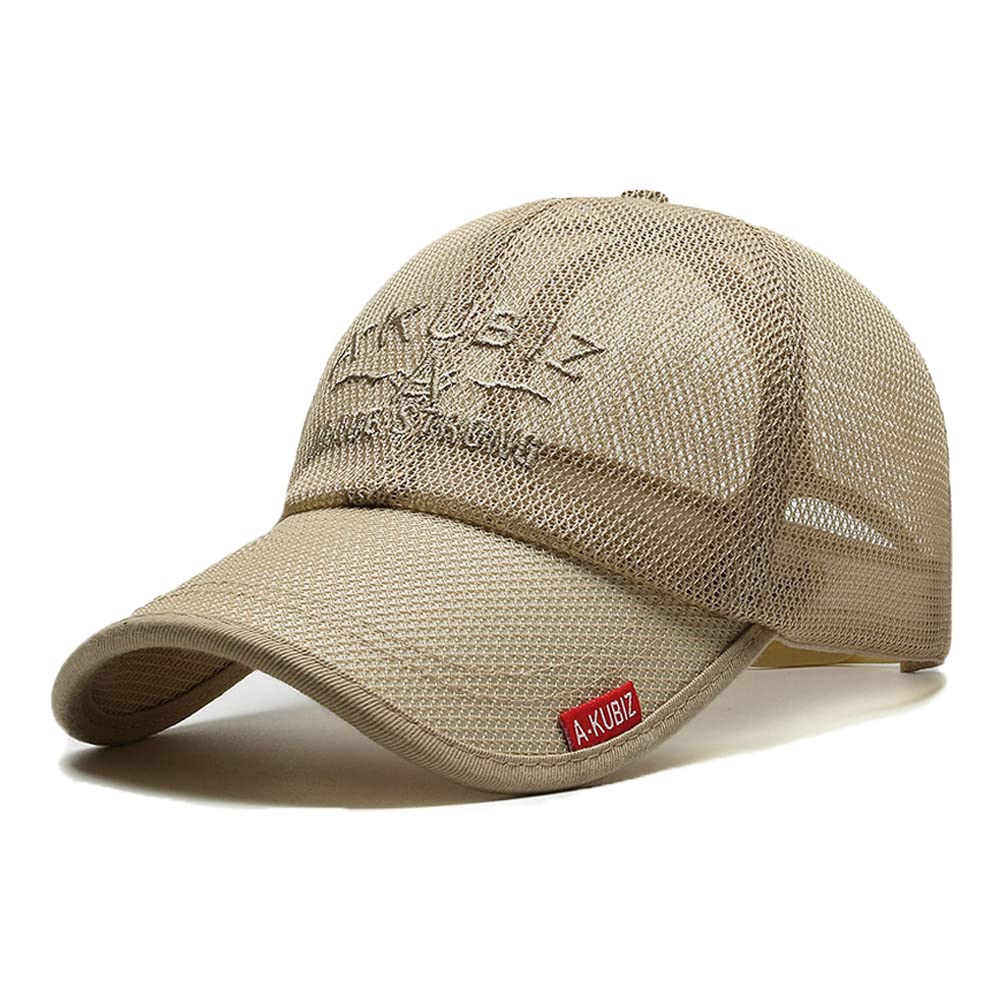 YAMEE Gorra de béisbol Hombre/Mujer Verano de Malla Transpirable,Deportiva Sombrero de Sol Secado rápido,Gorros Deportivos Anti UV