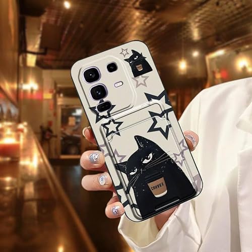Phone Case Compatible with infinix Note50 Pro+/X6856, Card sleeve Dirt-resistant TPU Anti-dust Waterproof Shockproof Cartoon Gra