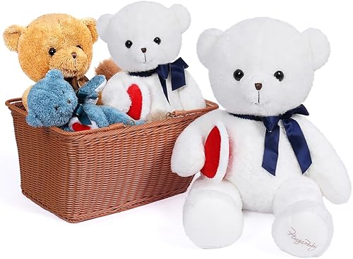 Miniatura 6 de FAVOSTA Oso de peluche gigante, oso de peluche suave, oso de peluche grande, juguetes de peluche para Navidad, día de San Valentín, cumpleaños,