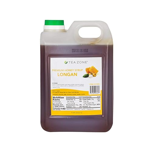 Tea Zone 75 fl.oz Logan Honey Syrup