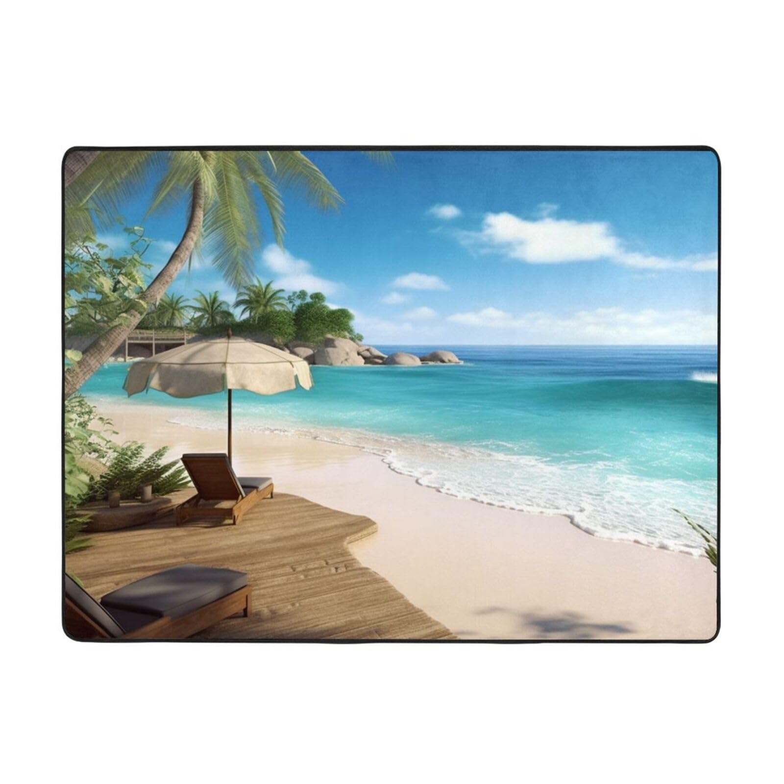 Tapis doux antidérapant BAFAFA pour salle de bain et yoga sécurisé