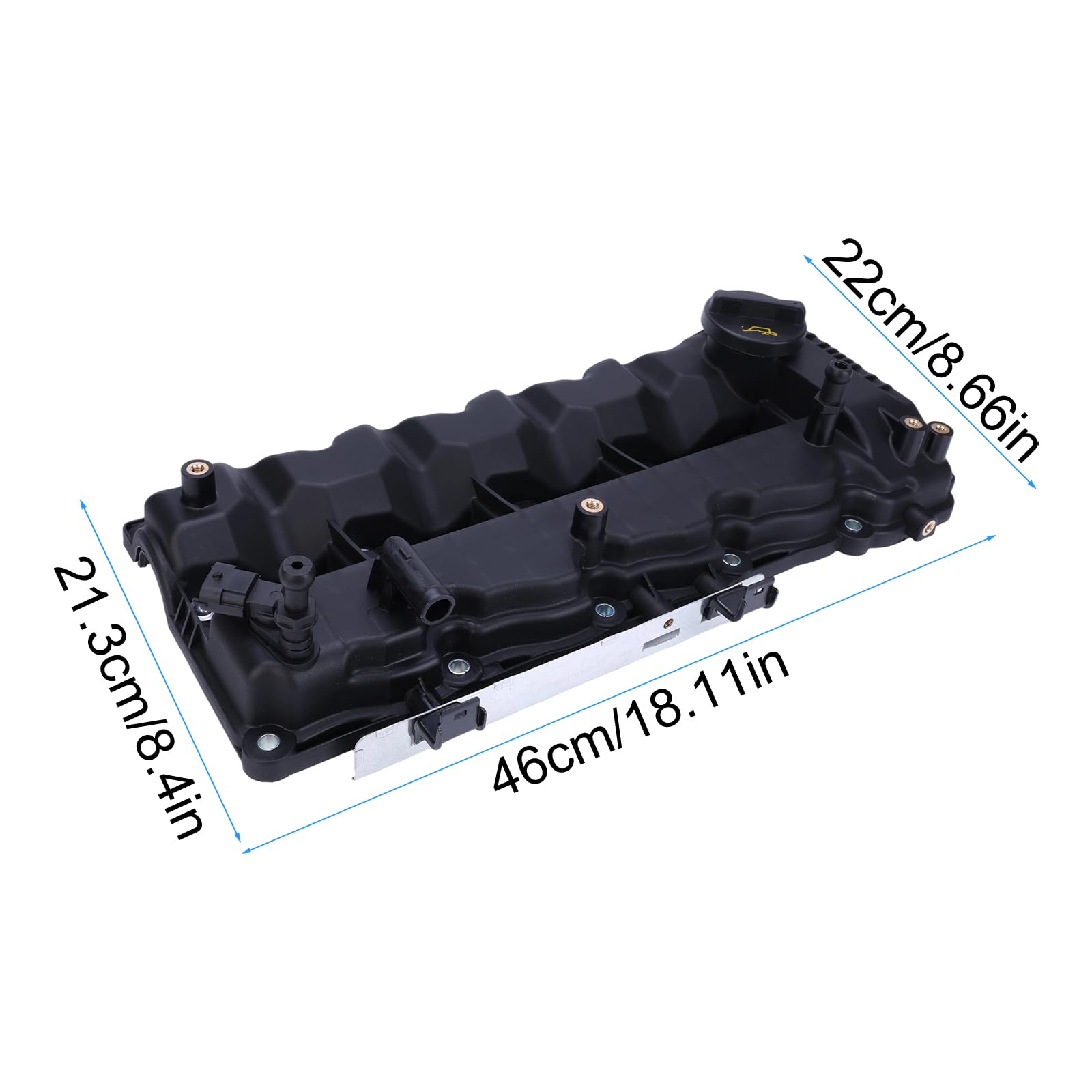 Bouchon de valve avec joint compatible avec Hyundai i40 2012-2019 Remplace 224102A700 22410-2A700