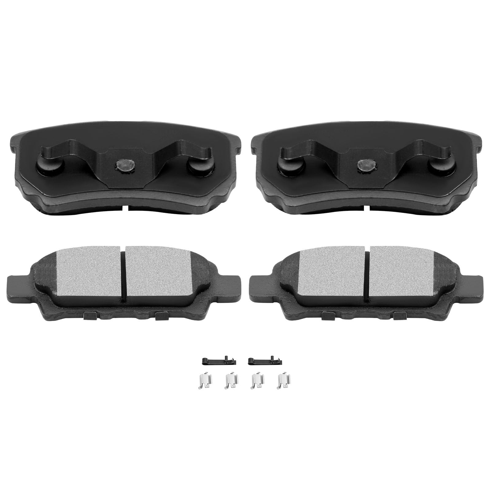 AUTOMUTO 4PCS Rear Ceramic Disc Brake Pads Set D1037 For Jeep For Compass