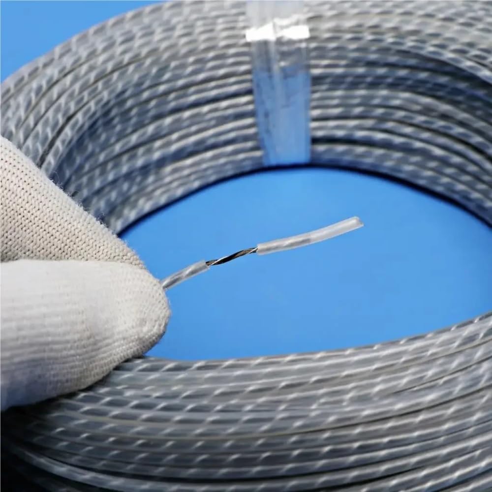 Cavo scaldante al carbonio 12K 33Ohm/m Cavo riscaldante for pavimenti in silicone trasparente da 100 m