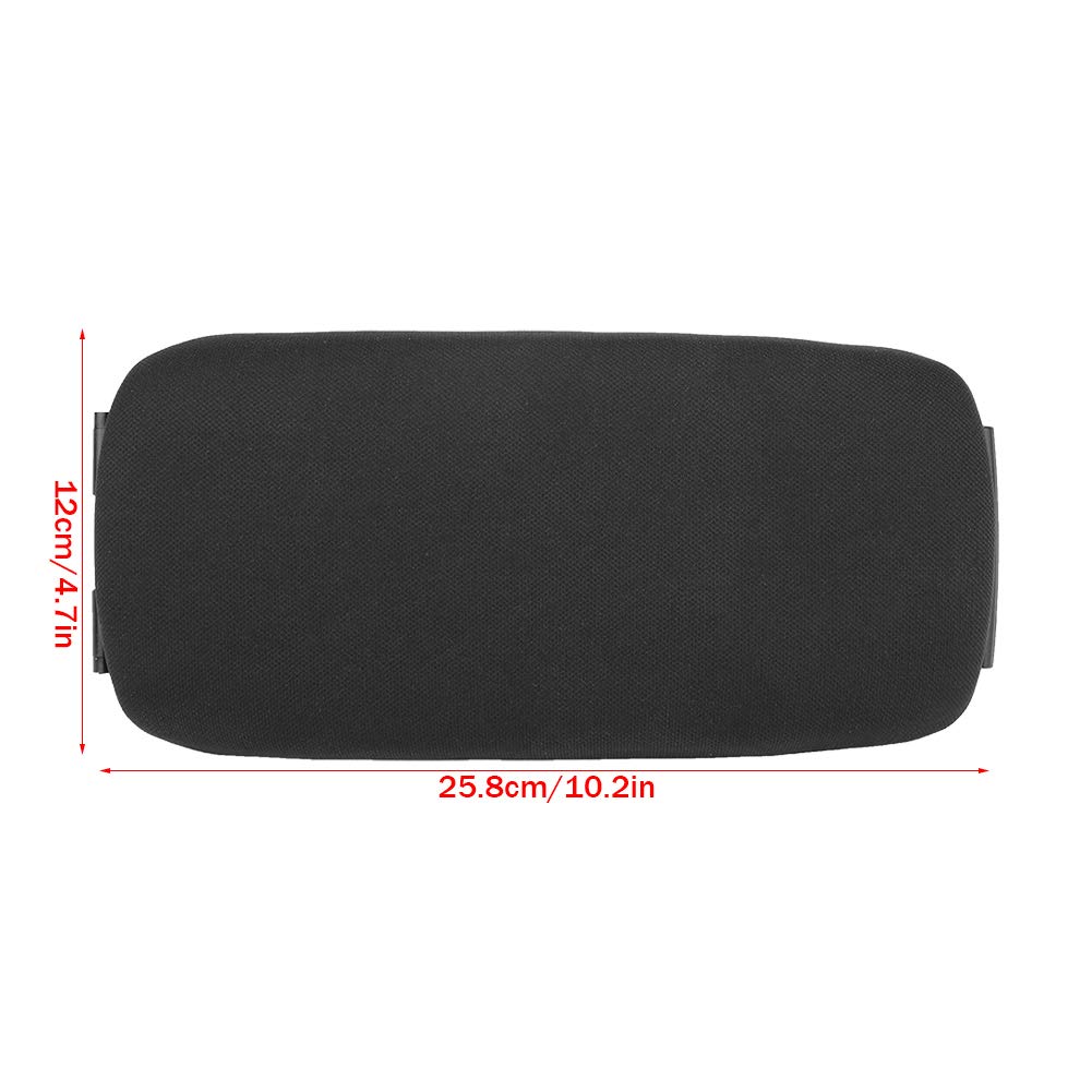 Bracciolo A3 8P, Fydun Copri Bracciolo per Auto Copertura Console Centrale Nero Pelle di Stoffa Coperchio Bracciolo 8P0864245P per A3 8P / 2003-2013(Pelle di Stoffa)