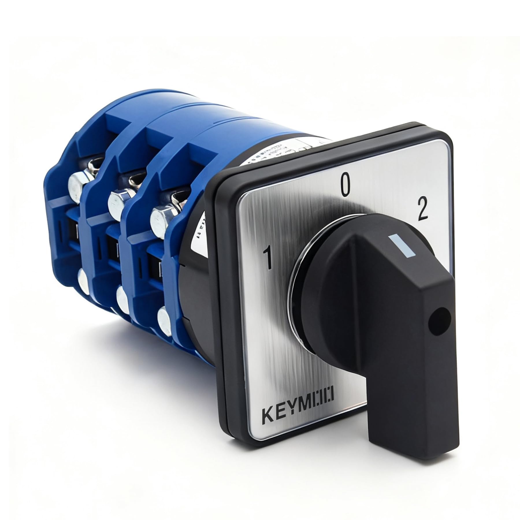 KEYMOO 125A Rotary Changeover Switch, 660V 3 Position 3 Phase 12 KEYMOO 125A Rotary Changeover Switch, 660V 3 Position 3 Phase 12