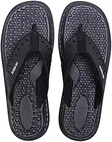 Chinelo Masculino Anatômico Ortopédico Antistress em Couro