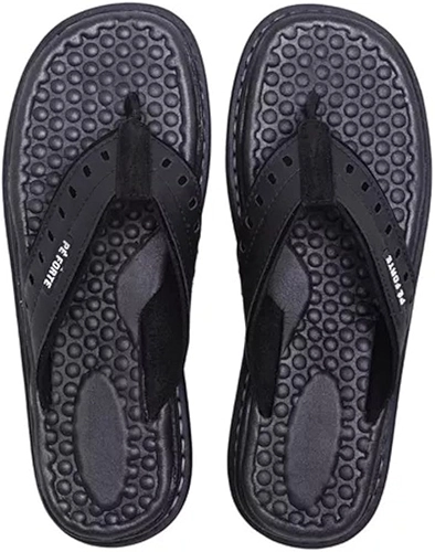 Chinelo Masculino Anatômico Ortopédico Antistress em Couro