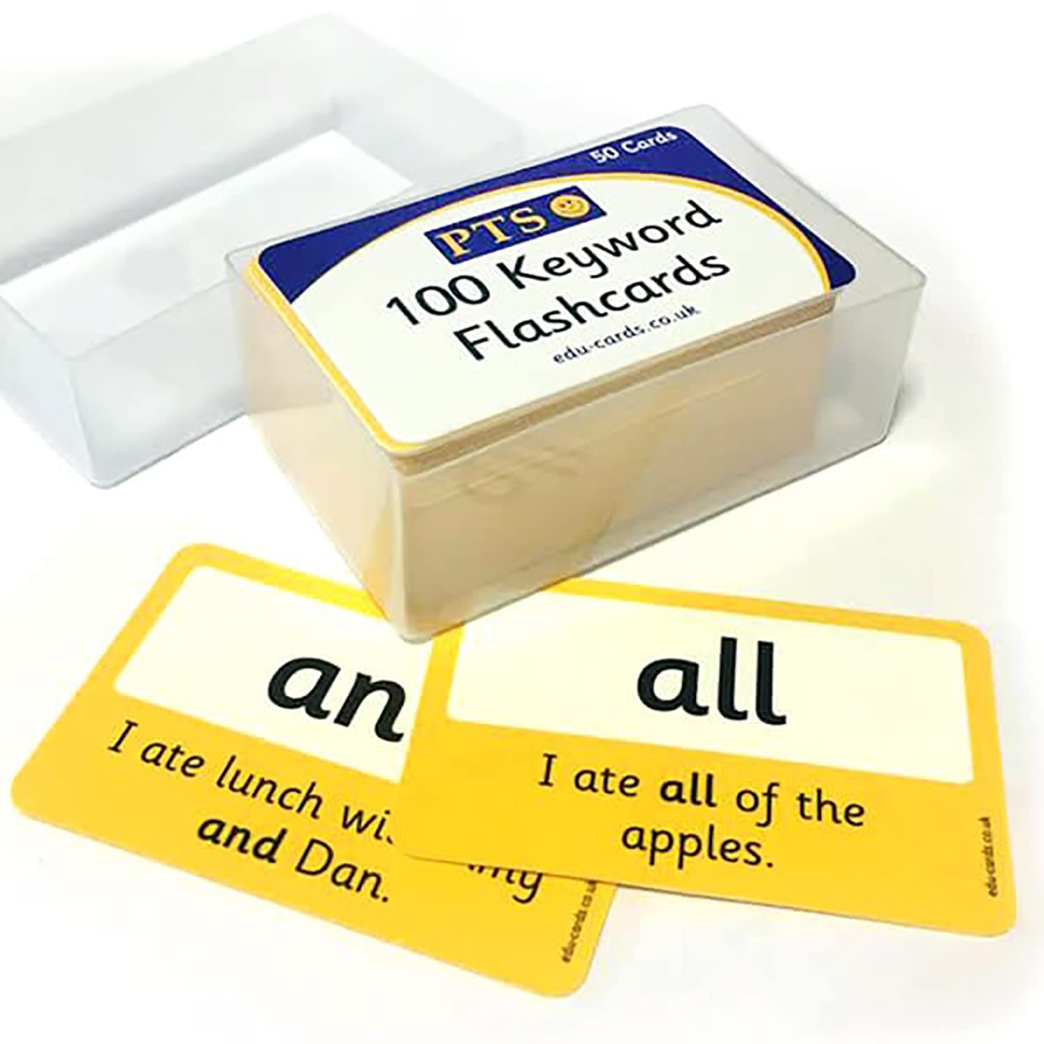 100 Double Sided Laminated High Frequency English Literacy Word Cards Childrens Pupils School Home Learning 86x54mm Primary Teaching Services