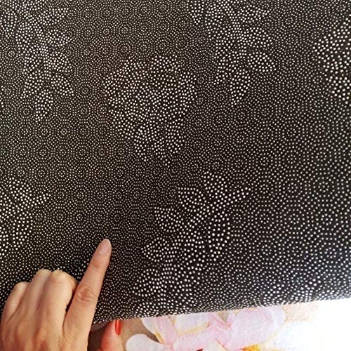 Tapis couloir sur mesure polyester lavable 1x2m imprimé floral coloris A - 4