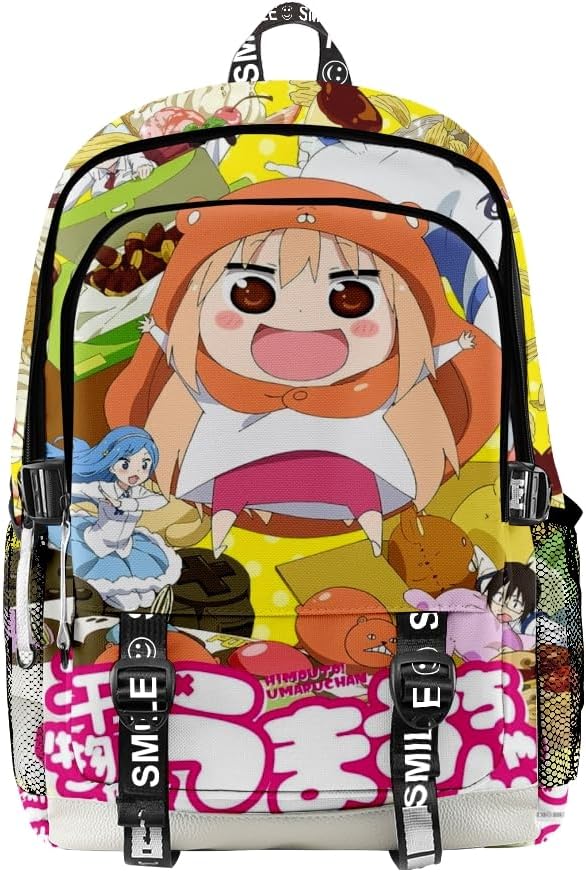 ISaikoy Anime Himouto! Umaru-chan Backpack Daypack Laptop Bag 3D Printing School Bag Bookbag 2